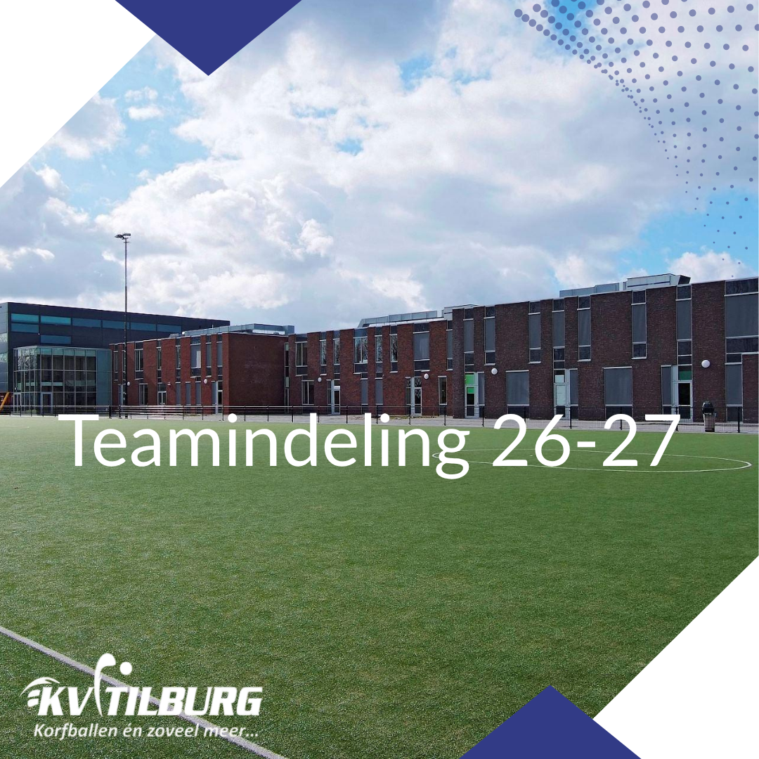Teamindeling 2026/2027