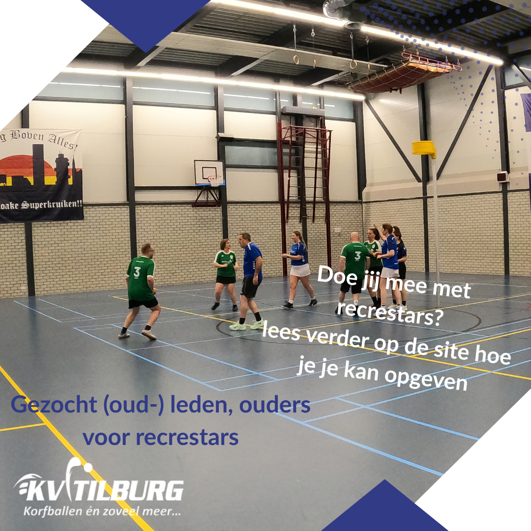 📢 Word jij onze nieuwe Recrestar? Meld je nu aan voor Recrestars Korfbal!