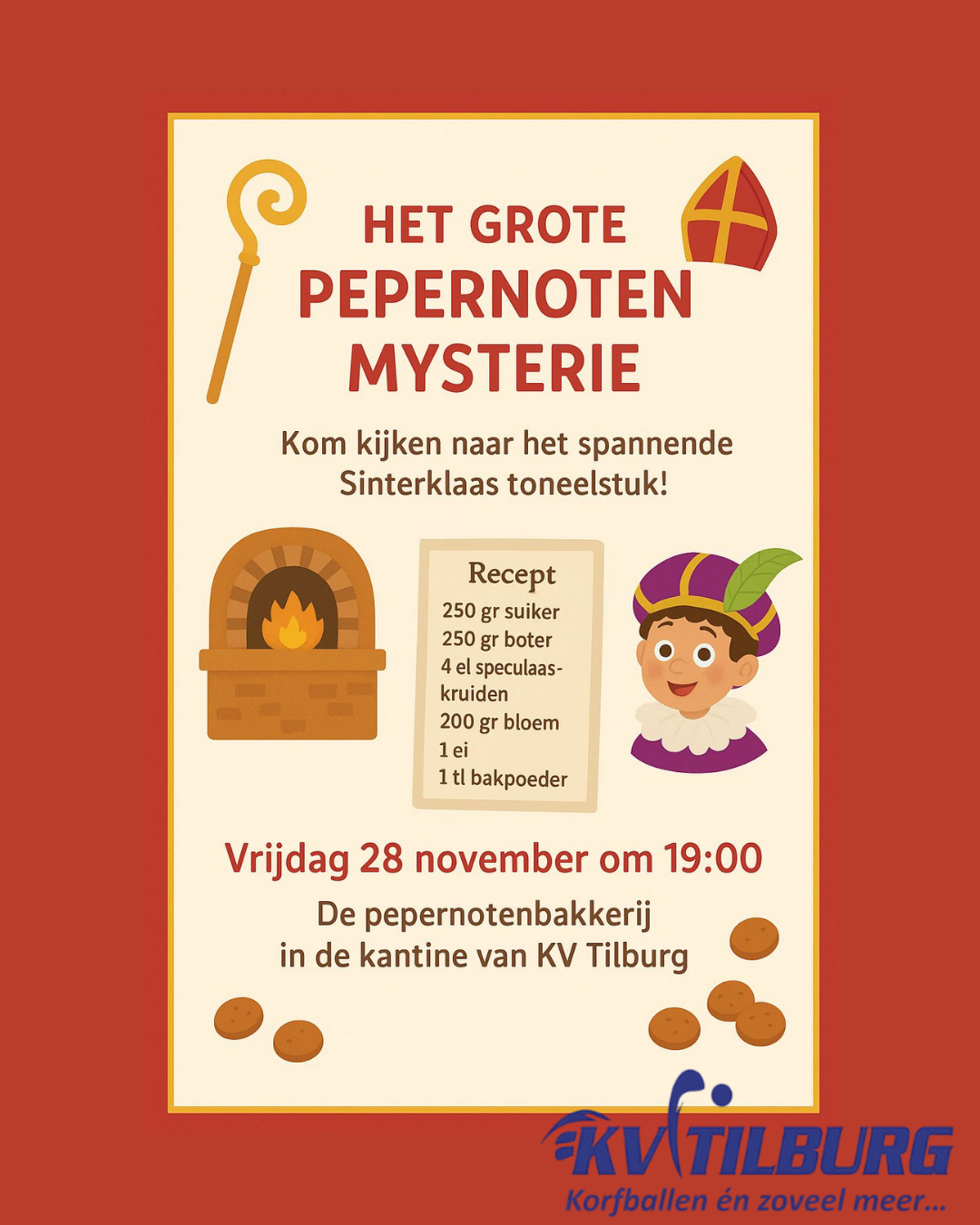 Sinterklaas bij KV Tilburg