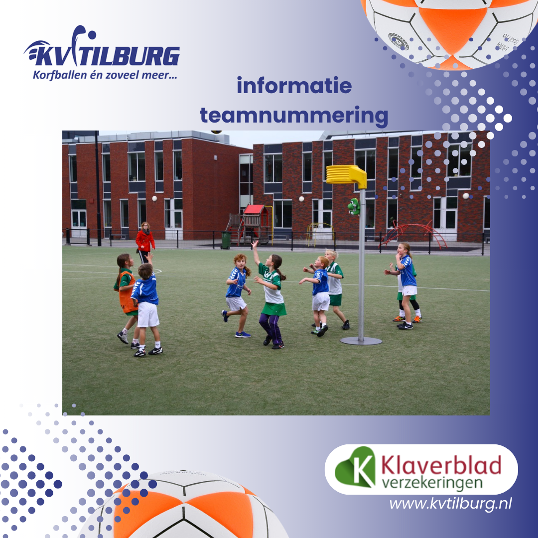 Teamnummering seizoen 25/26