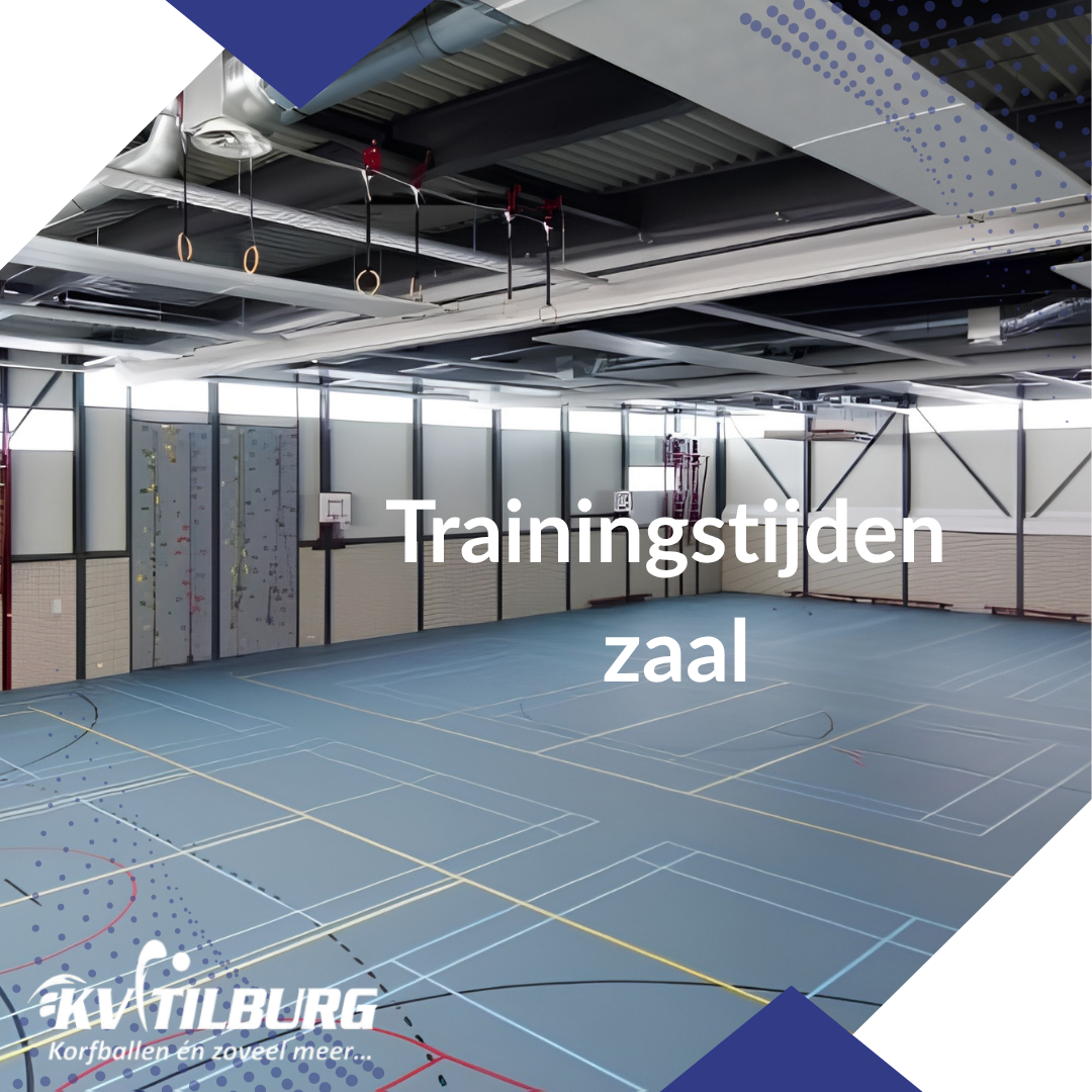 Trainingstijden zaal 26/27